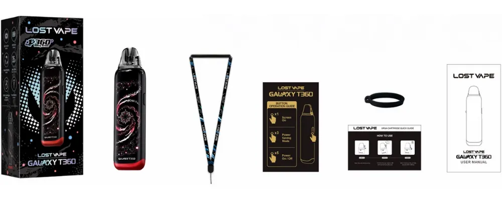 پاد سیستم گلکسی تی ۳۶۰ لاست ویپ Lost Vape Galaxy T360 Pod Kit