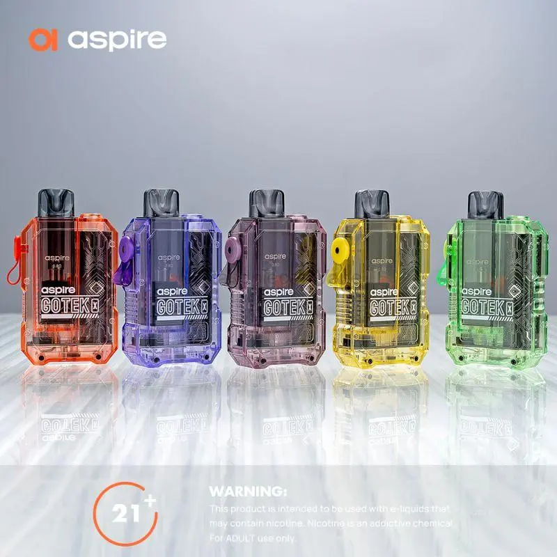 پاد سیستم گوتک ایکس اسپایر Aspire Gotek X Kit بدنه شفاف